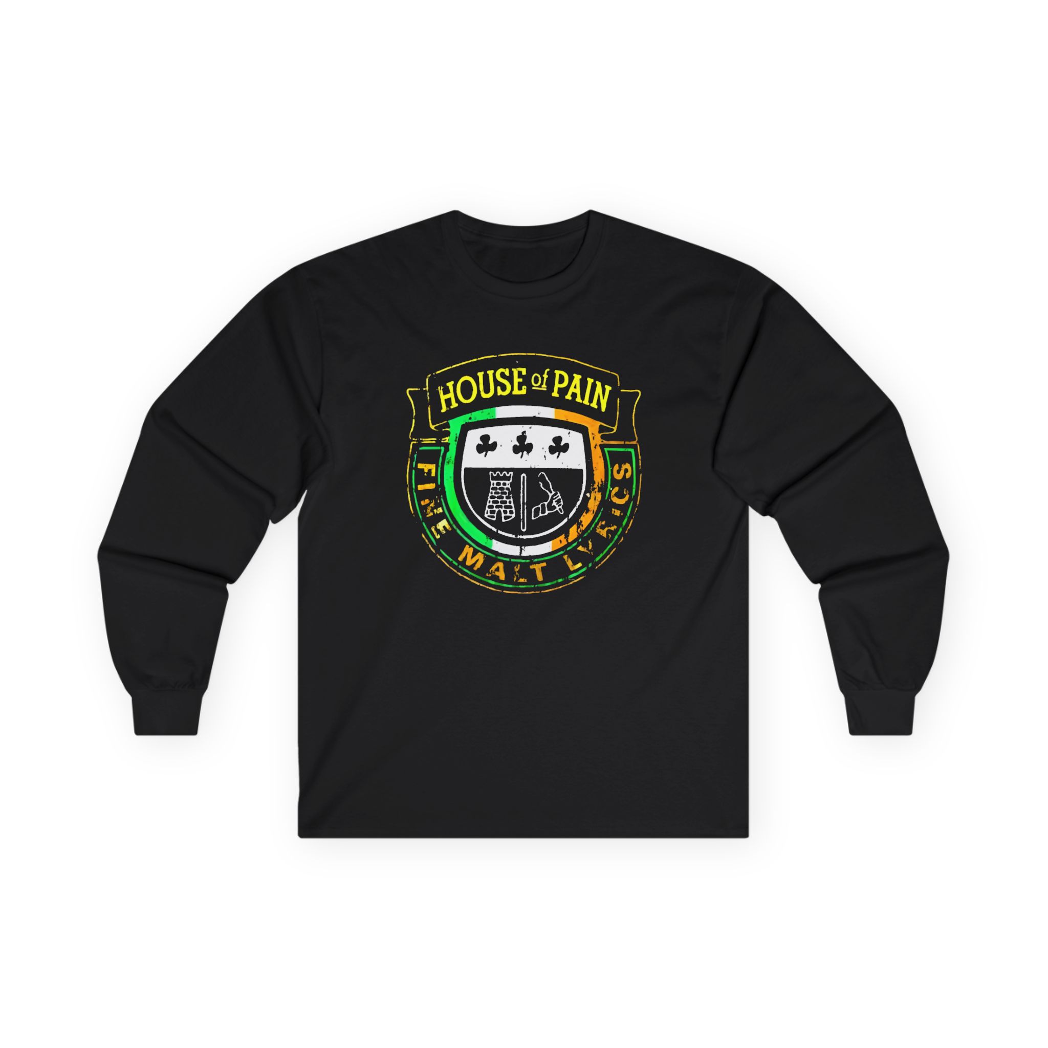 House of Pain Crest Distress Unisex Ultra Cotton Long Sleeve Tee