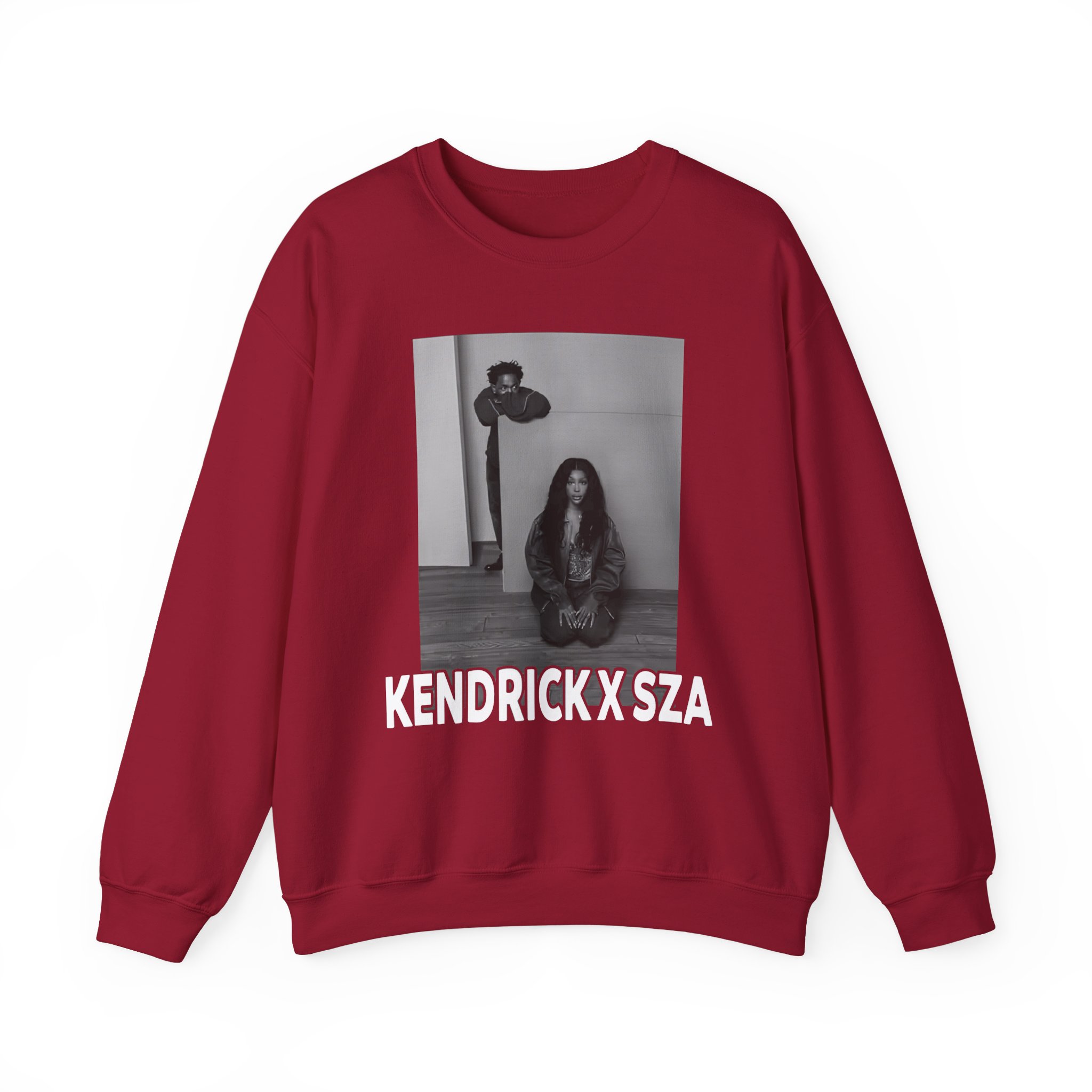 Kendrick Lamar Sza 2025 Tour Unisex Heavy Blendâ„¢ Crewneck Sweatshirt