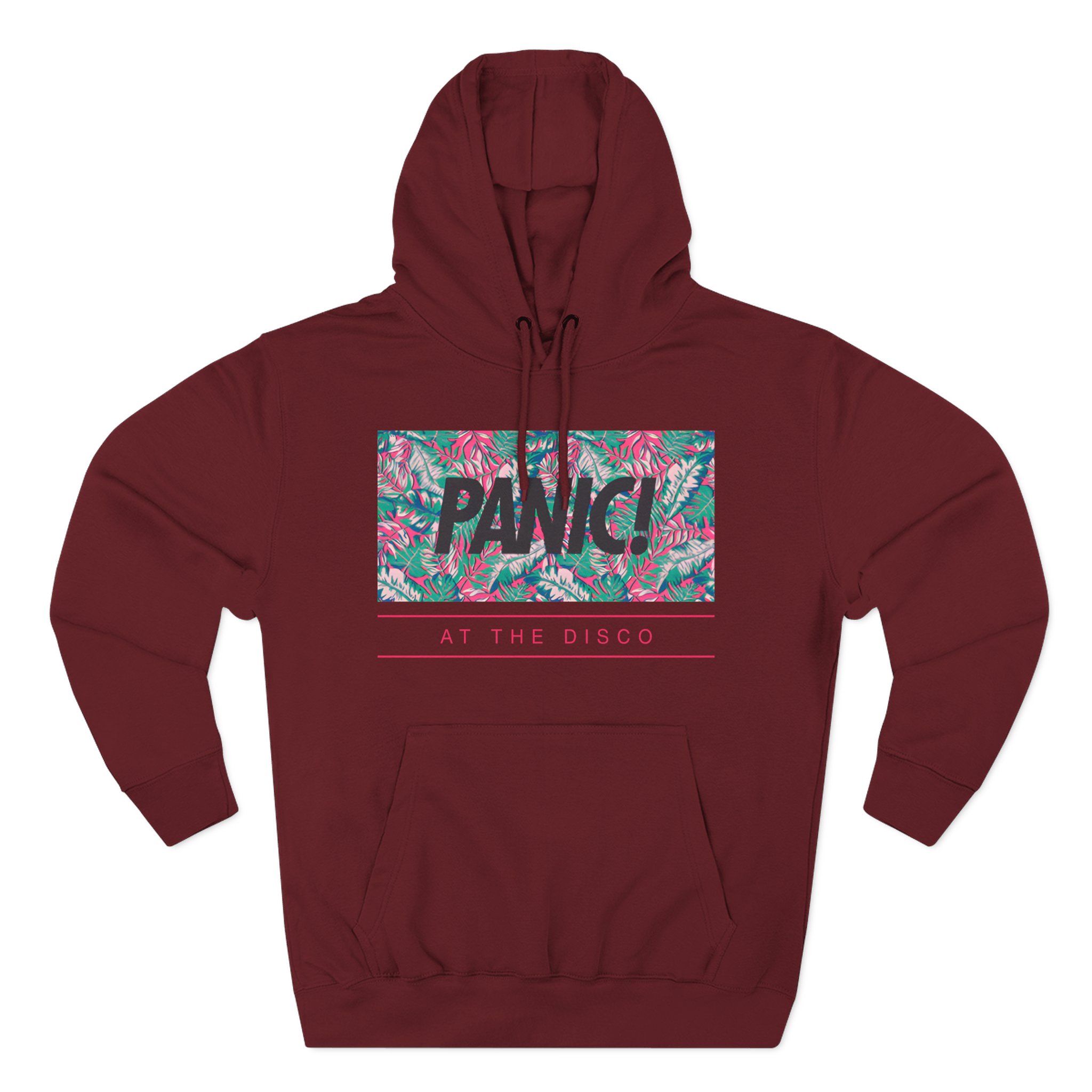 Panic at the Disco Floral Three-Panel Fleece Hoodie