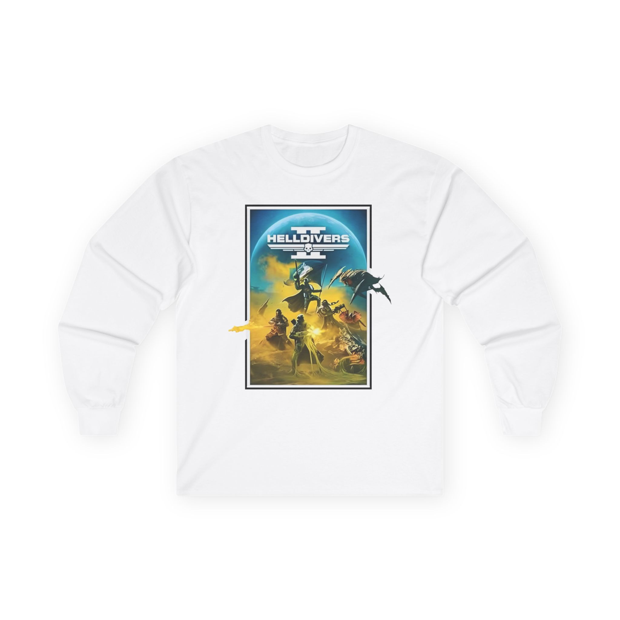 Helldivers Key Art Unisex Ultra Cotton Long Sleeve Tee
