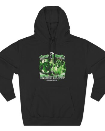 Three 6 Mafia Where is the Bud? Three-Panel Fleece Hoodie