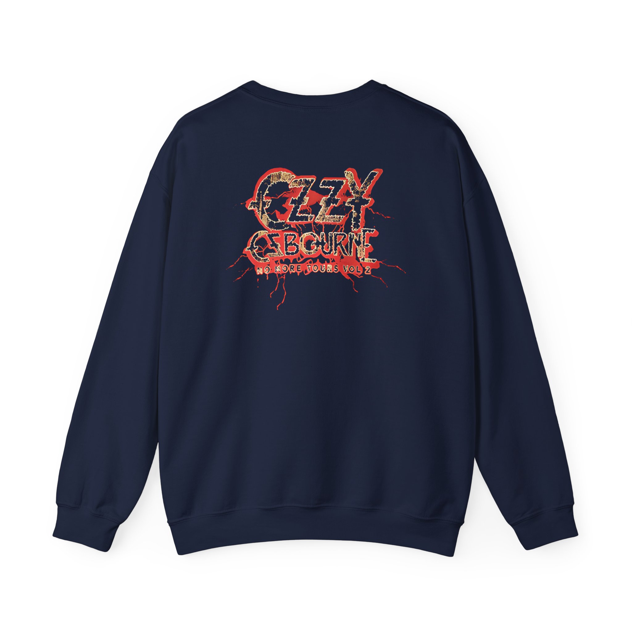 Ozzy Osbourne Red Lightning Tourback Unisex Heavy Blendâ„¢ Crewneck Sweatshirt