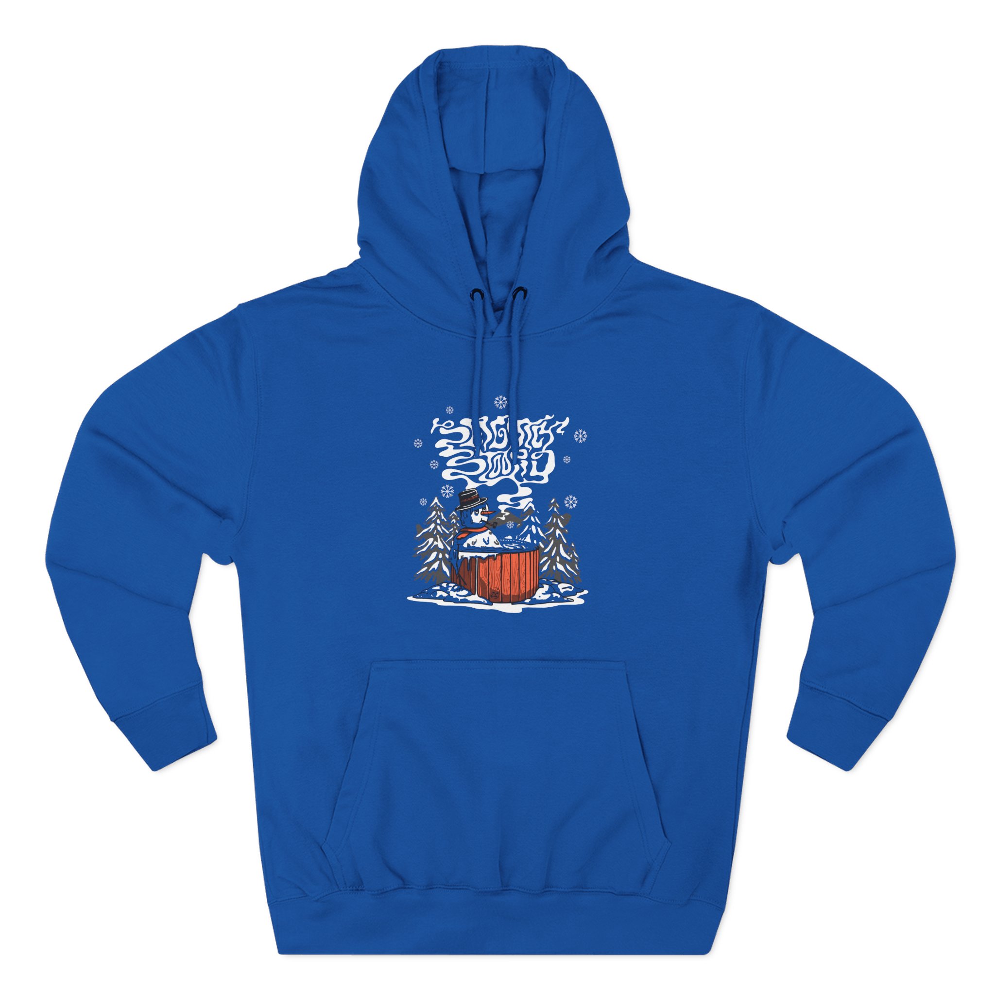 Slightly Stoopid Snowman Three-Panel Fleece Hoodie