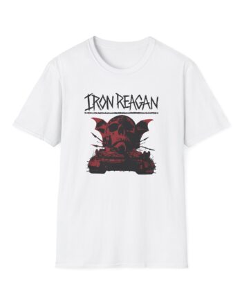Iron Reagan Warning Unisex Softstyle T-Shirt