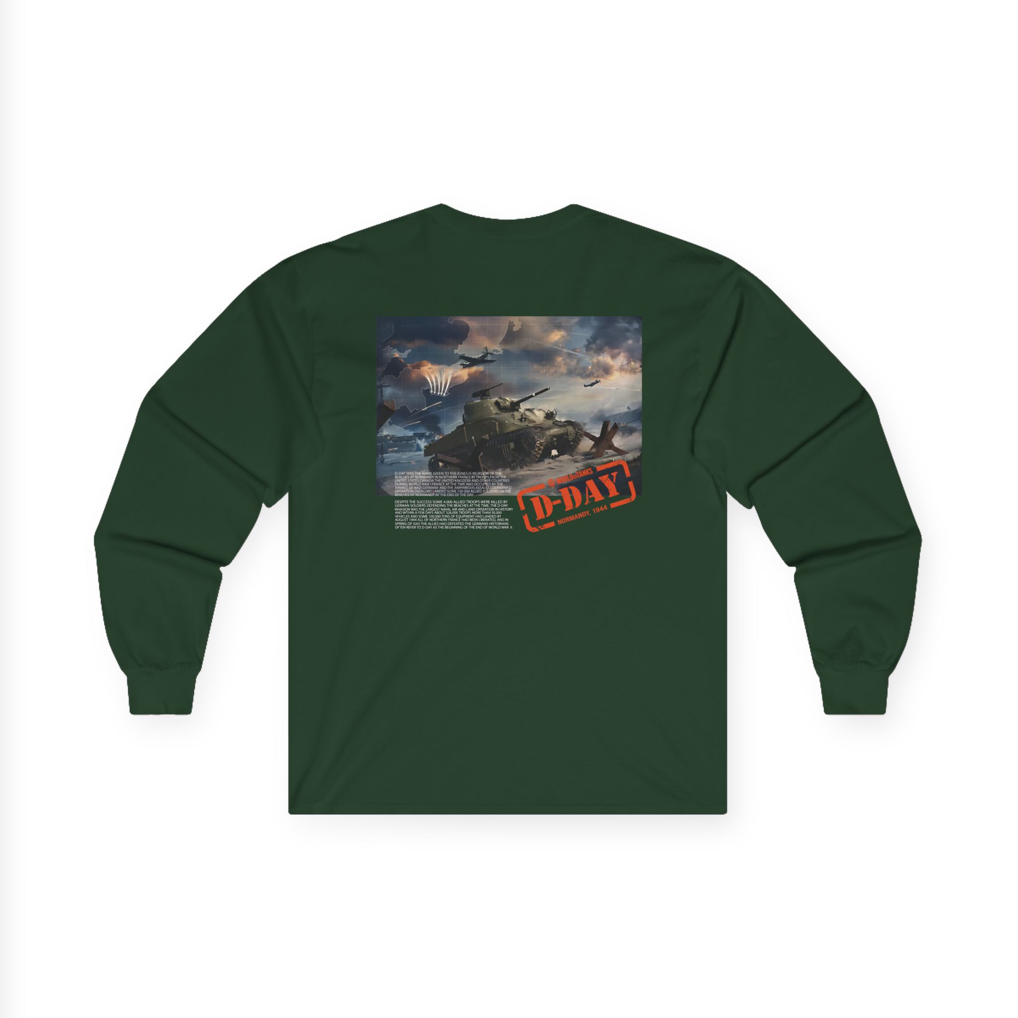 World of Tank Wot D-day Unisex Ultra Cotton Long Sleeve Tee