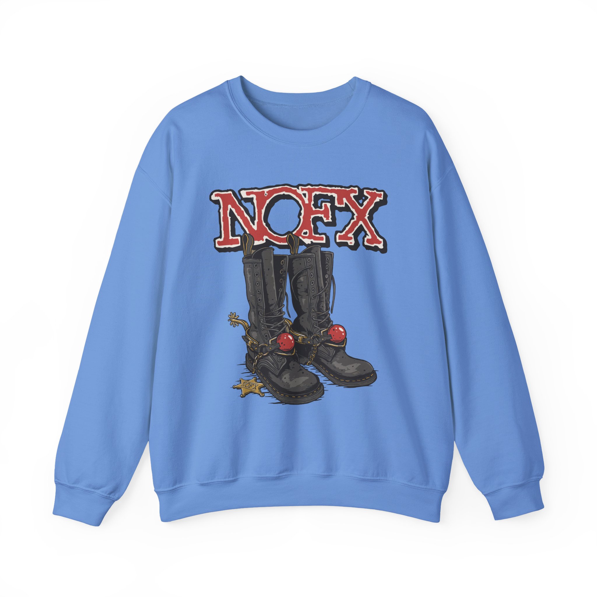 Nofx Boots Unisex Heavy Blendâ„¢ Crewneck Sweatshirt