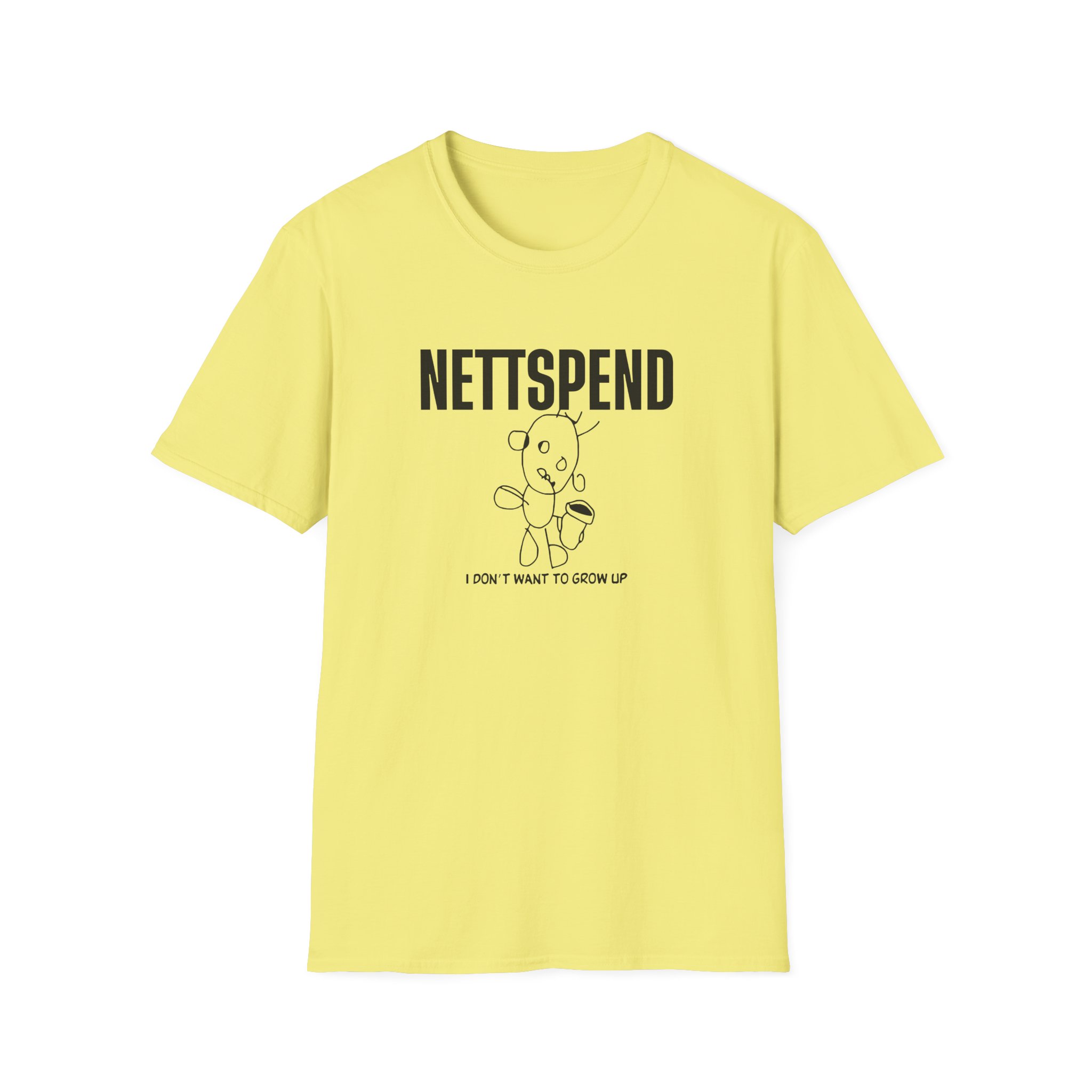 Nettspend I Dont Want to Grow Up Unisex Softstyle T-Shirt