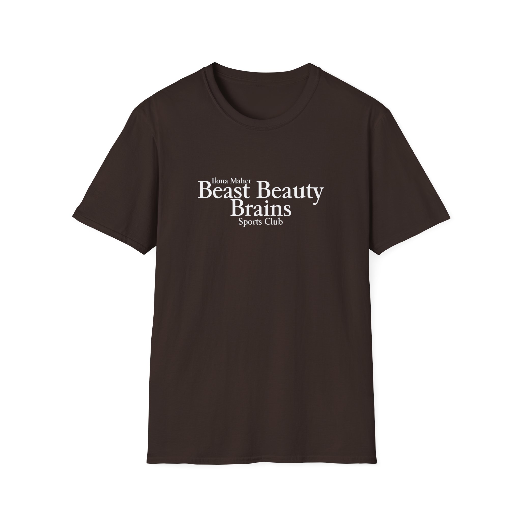 Ilona Maher Beast Beauty Brains Sports Club Unisex Softstyle T-Shirt