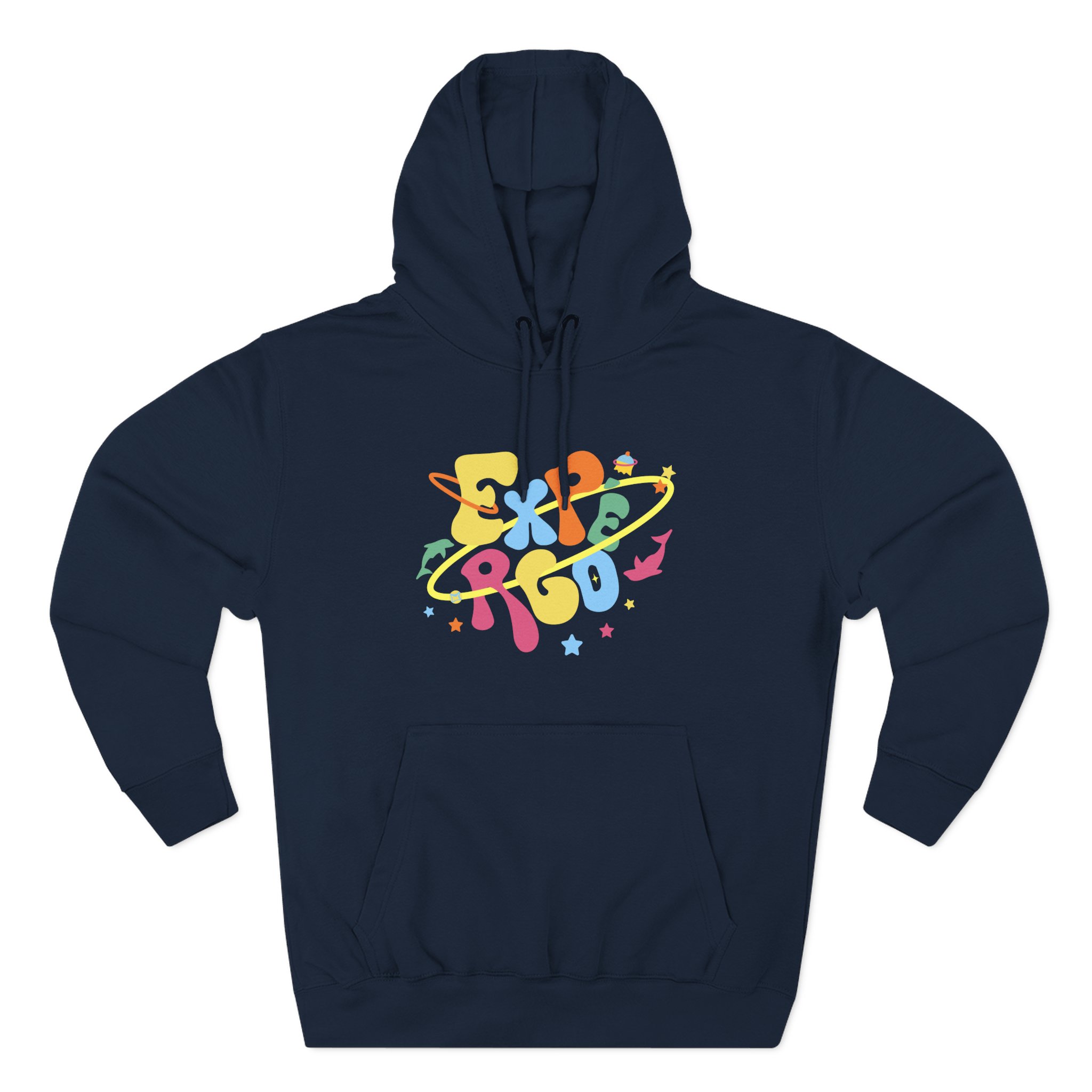 Nmixx Three-Panel Fleece Hoodie