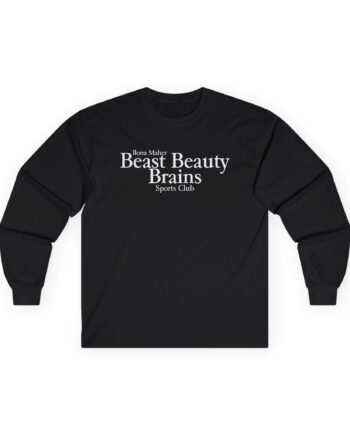 Ilona Maher Beast Beauty Brains Sports Club Unisex Ultra Cotton Long Sleeve Tee