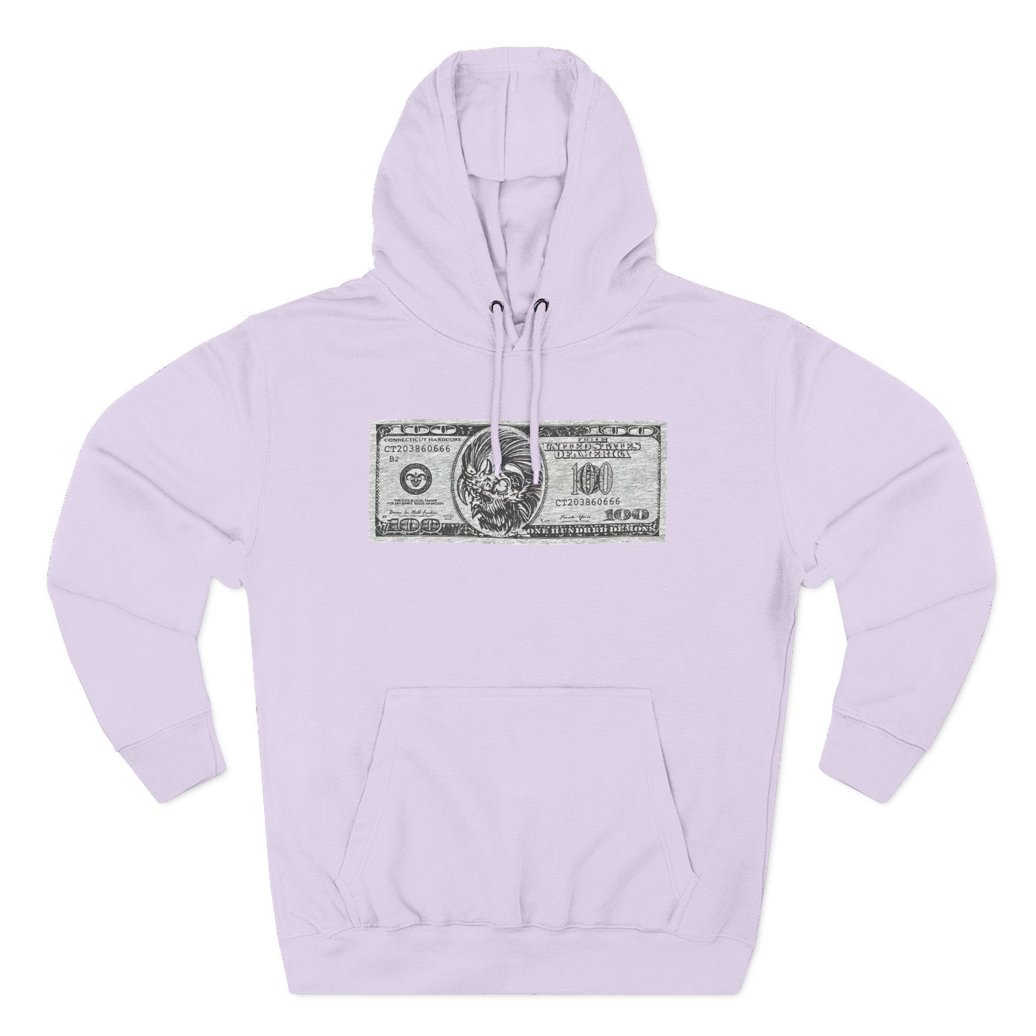 100 Demons Connecticut Hardcore Three-Panel Fleece Hoodie