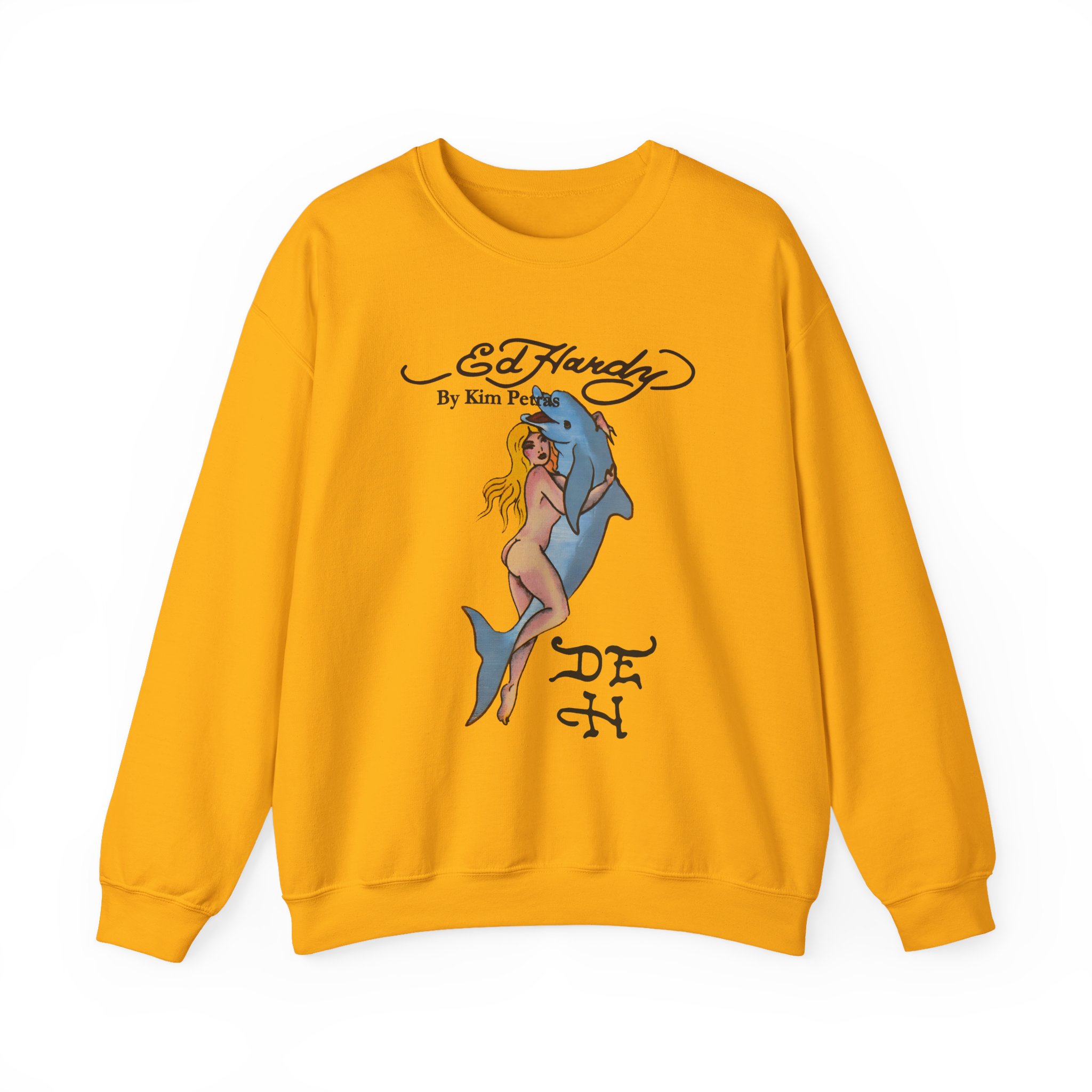 Kim Petras Dolphin Girl Unisex Heavy Blendâ„¢ Crewneck Sweatshirt