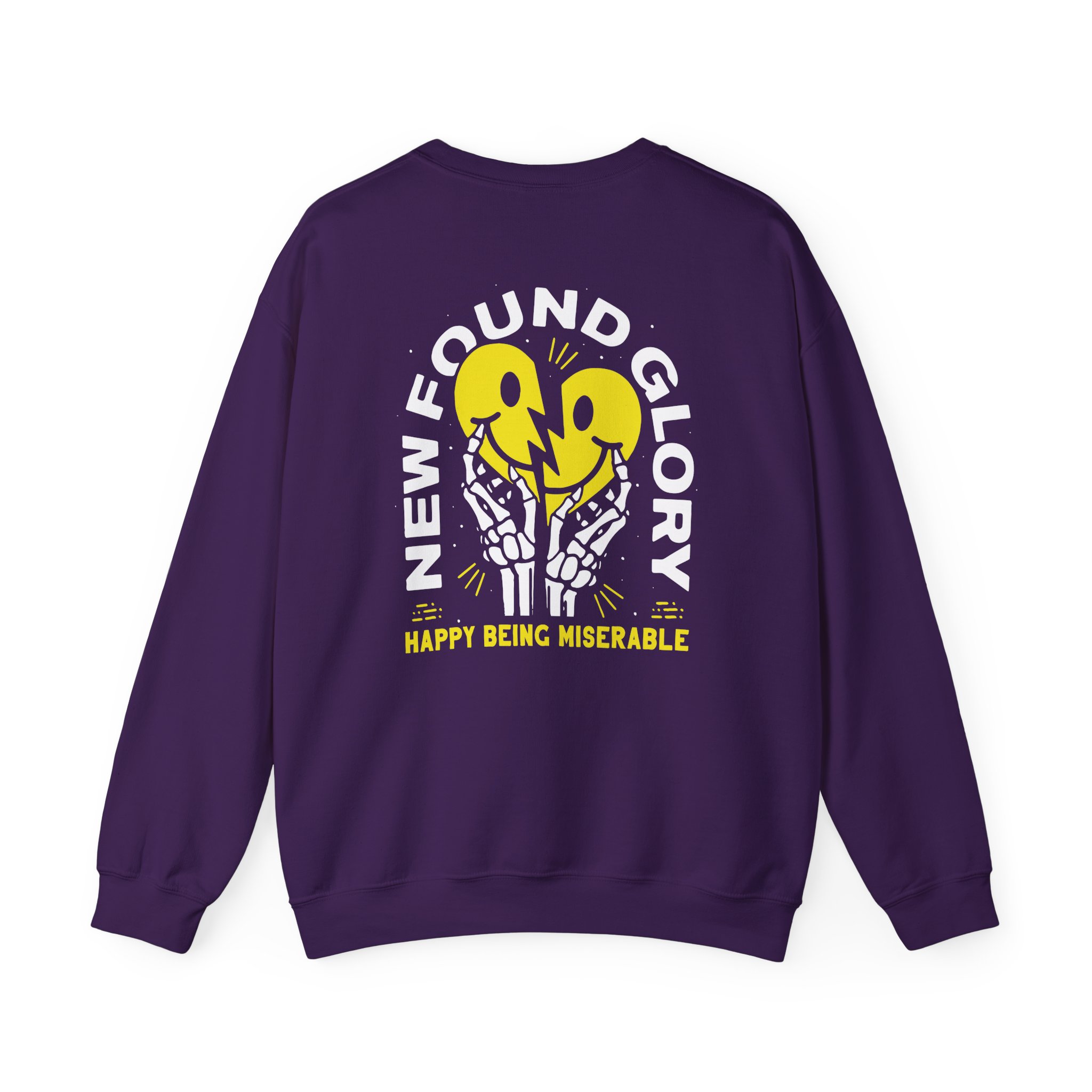 New Found Glory Happy Being Miserable Unisex Heavy Blendâ„¢ Crewneck Sweatshirt