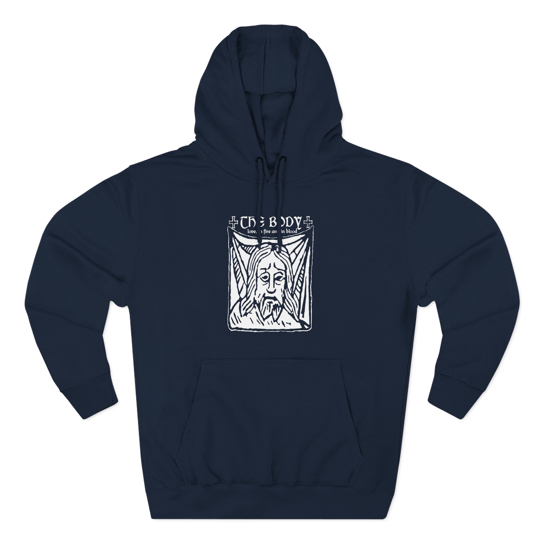 The Body Fire and Blood Three-Panel Fleece Hoodie