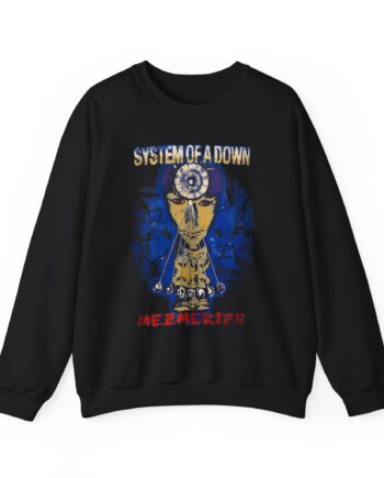 System of a Down Mezmerize Faded Cover Unisex Heavy Blend™ Crewneck Sweatshirt
