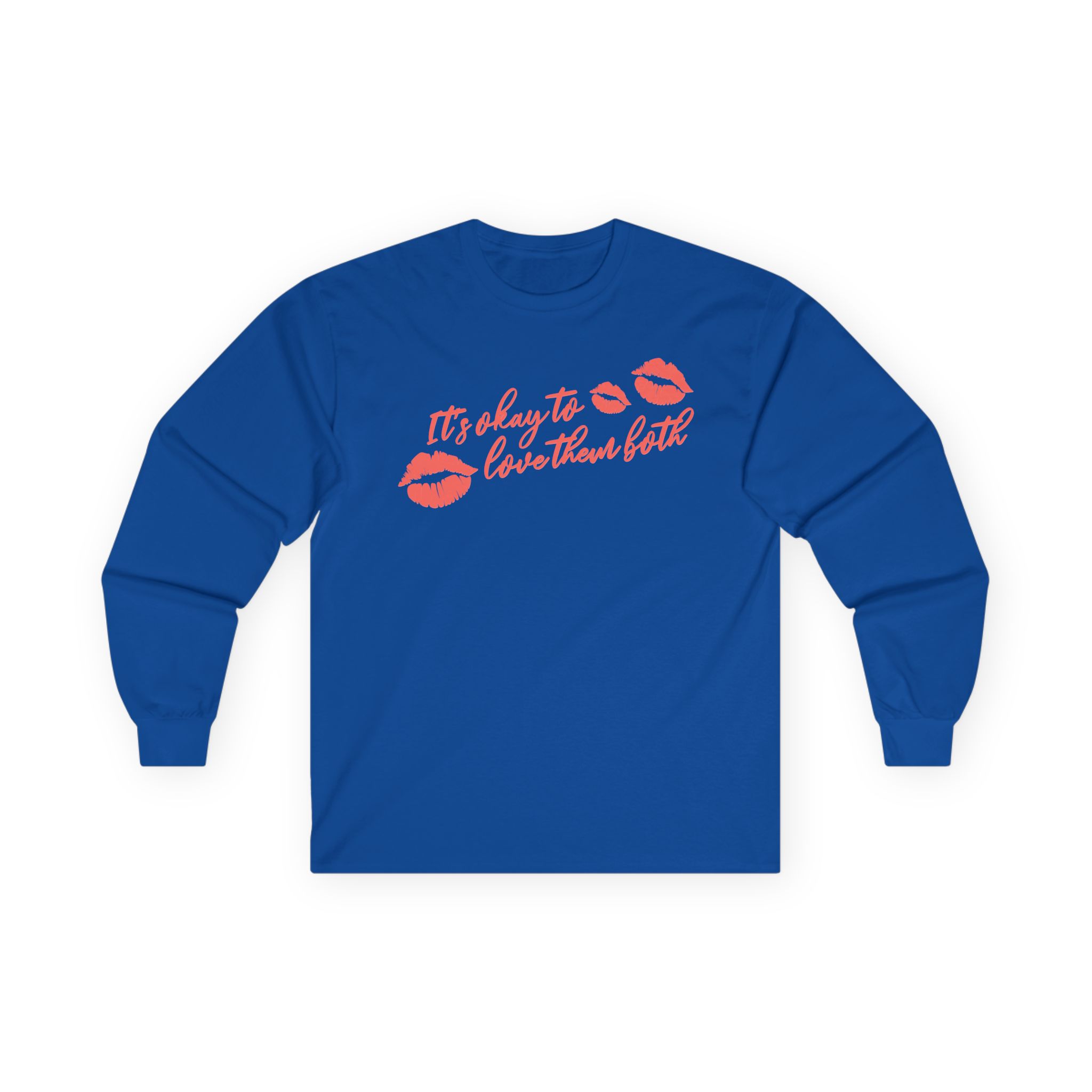 Nina Dobrev Meit's Okay to Love Them Bothrch Unisex Ultra Cotton Long Sleeve Tee