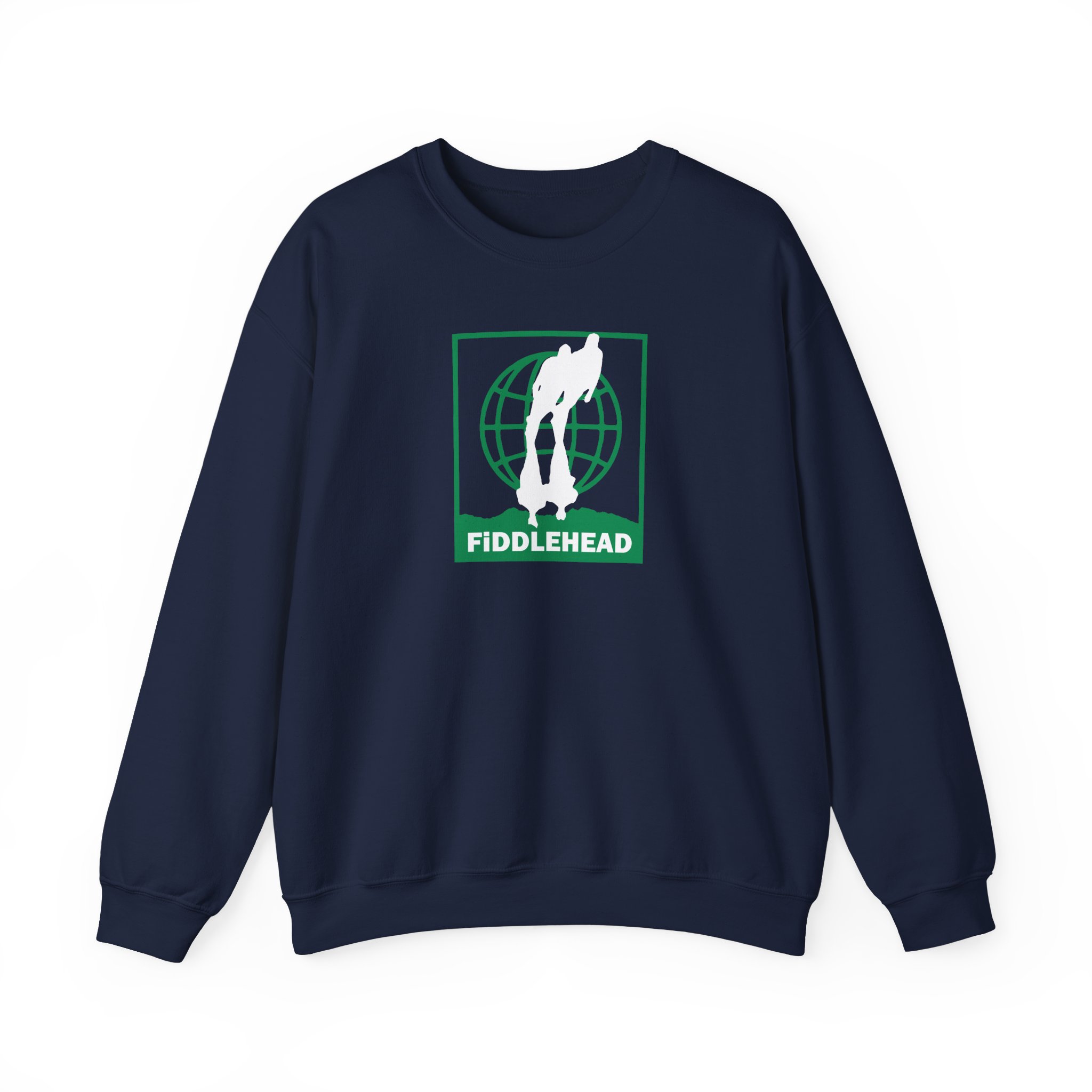 Fiddlehead Globe Unisex Heavy Blendâ„¢ Crewneck Sweatshirt