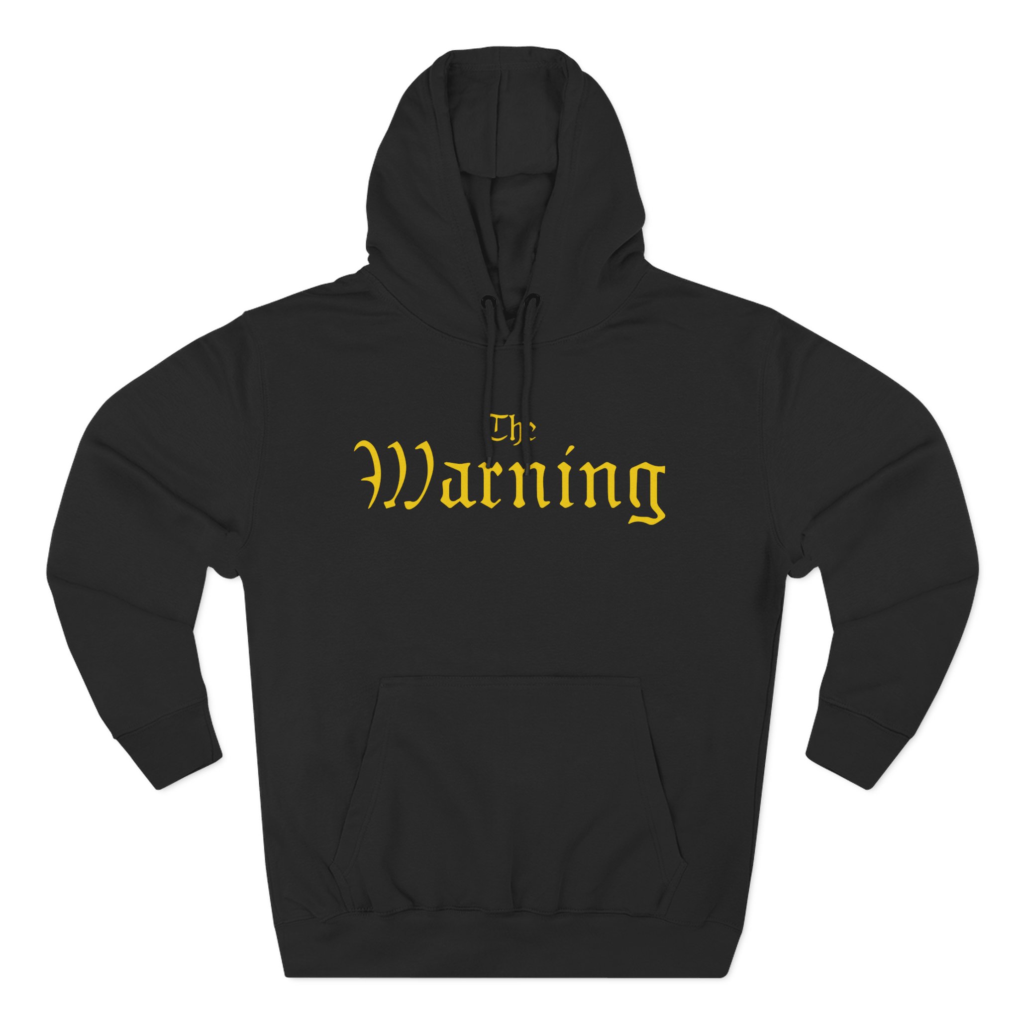 The Warning Gold TW Logo Three-Panel Fleece Hoodie