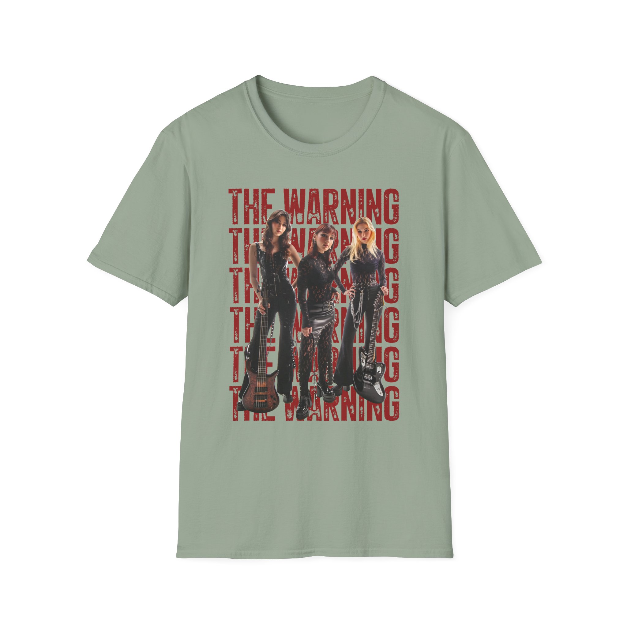 The Warning Stacked Unisex Softstyle T-Shirt