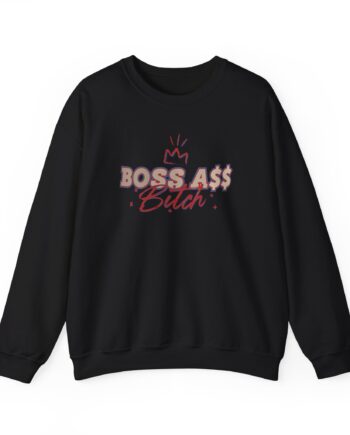 Ted Lasso Boss Ass Bitch Unisex Heavy Blend™ Crewneck Sweatshirt