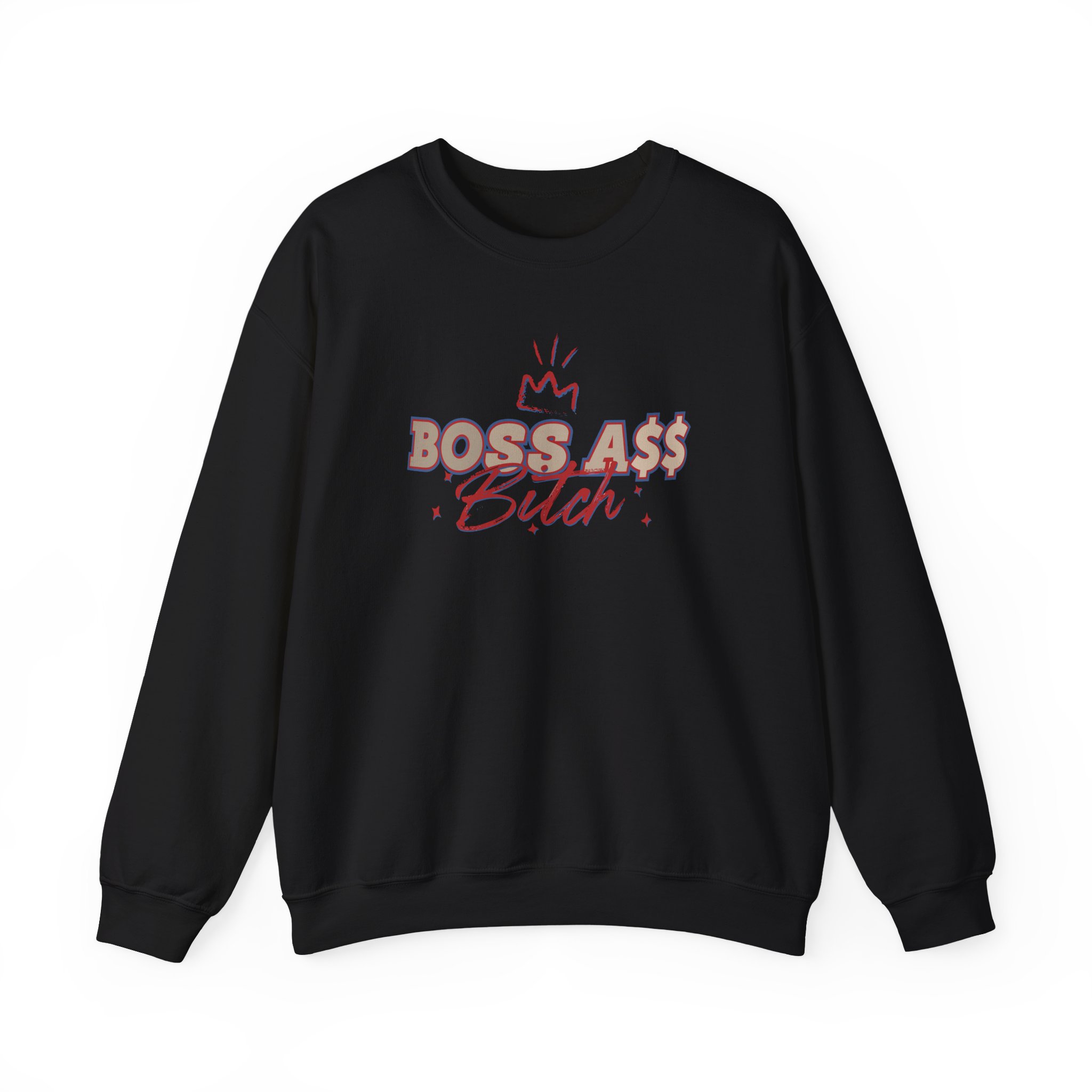Ted Lasso Boss Ass Bitch Unisex Heavy Blendâ„¢ Crewneck Sweatshirt