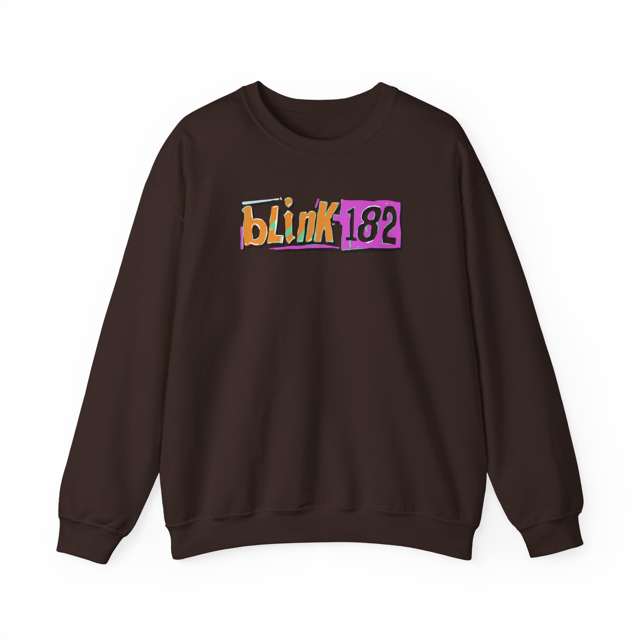 Blink 182 Logo Green Unisex Heavy Blendâ„¢ Crewneck Sweatshirt