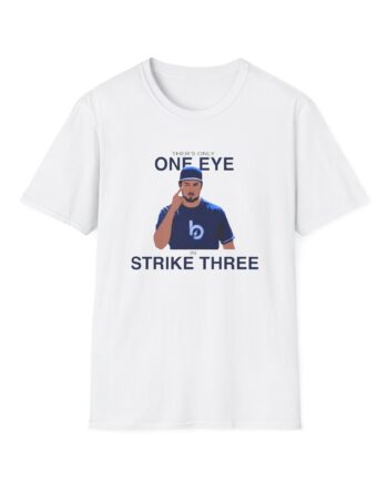 Trevor Bauer One Eye Strike Three Unisex Softstyle T-Shirt