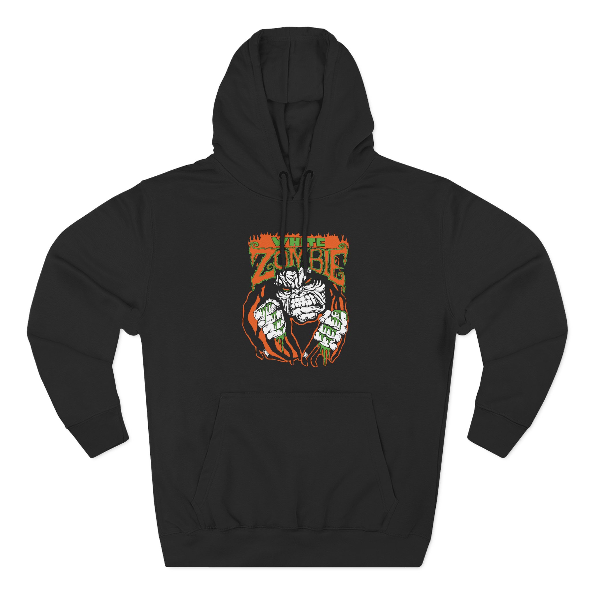 White Zombie Monster Lugosi Three-Panel Fleece Hoodie