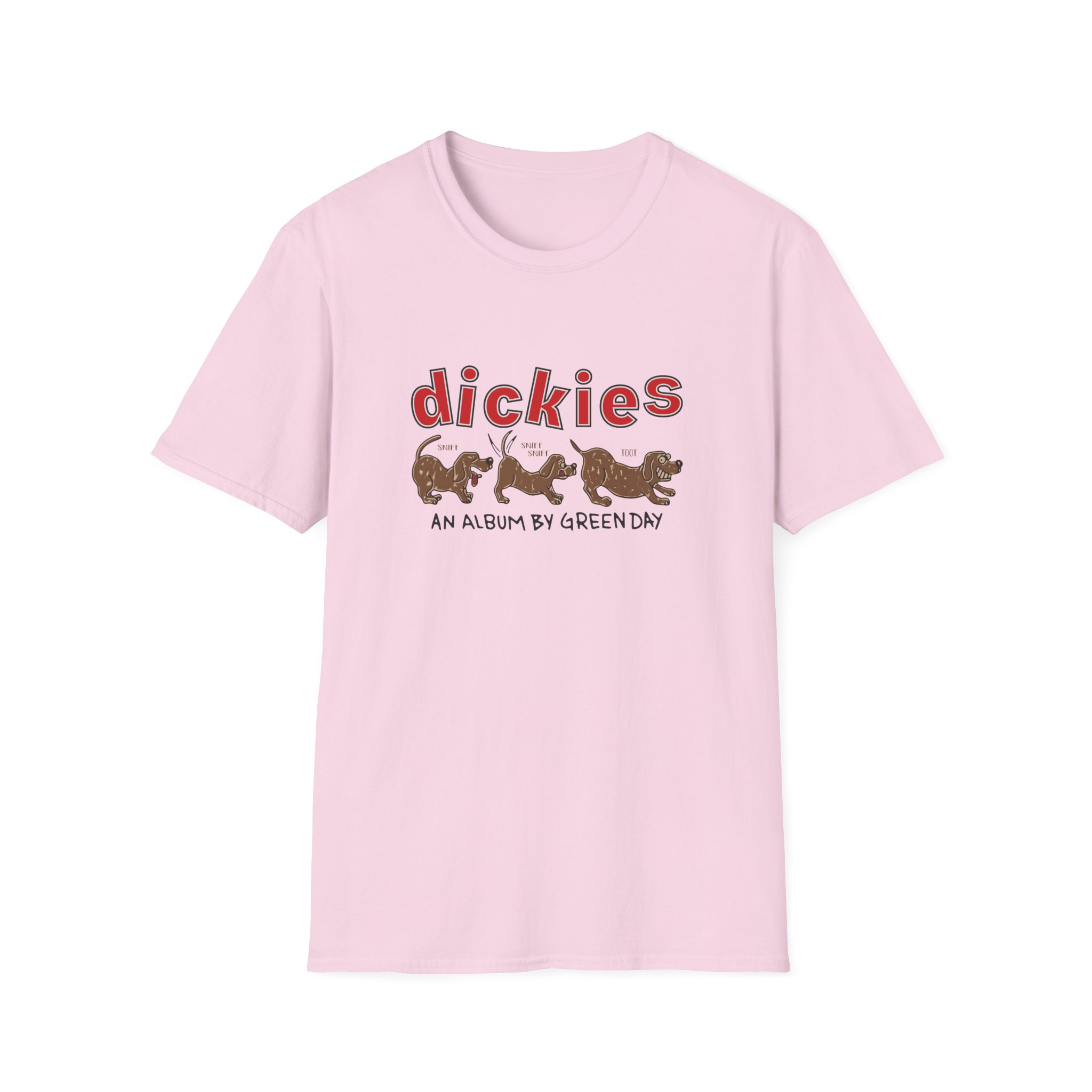 Green Day Dookie Dogs Unisex Softstyle T-Shirt