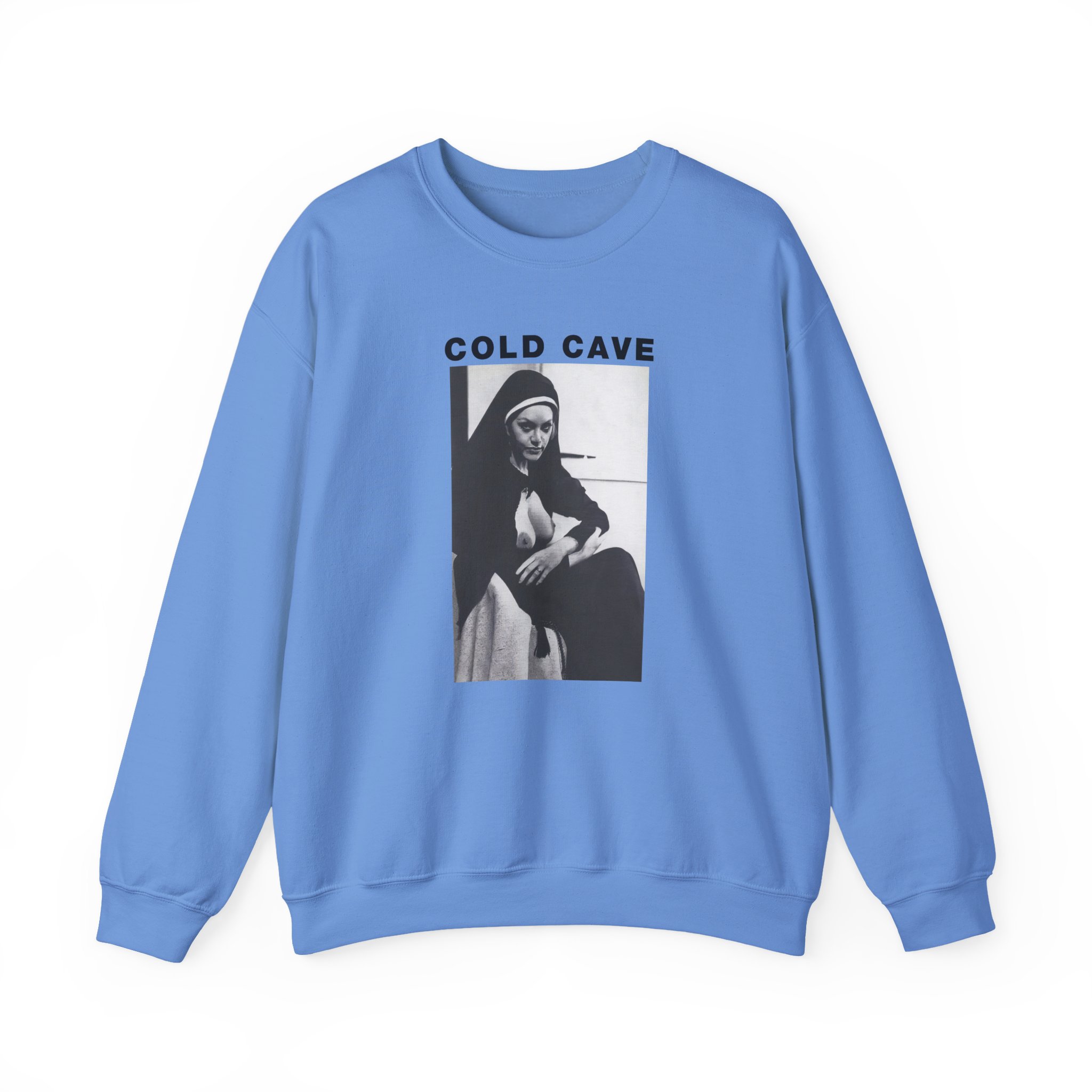 Cold Cave Nun Unisex Heavy Blendâ„¢ Crewneck Sweatshirt
