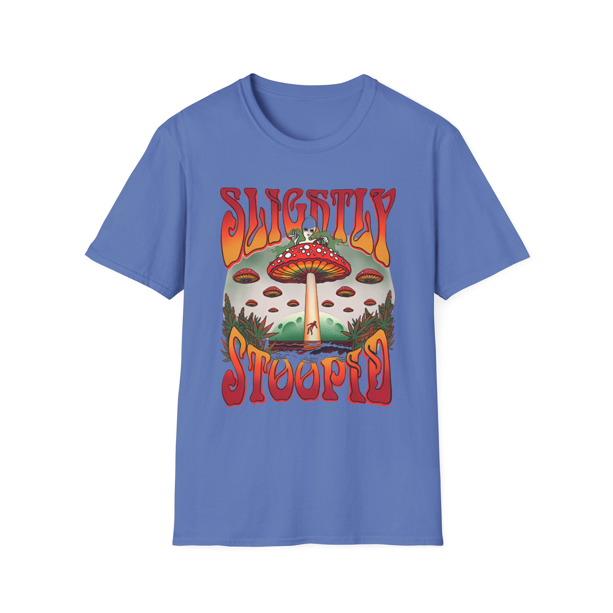 Slightly Stoopid Mushroom Ufo Unisex Softstyle T-Shirt