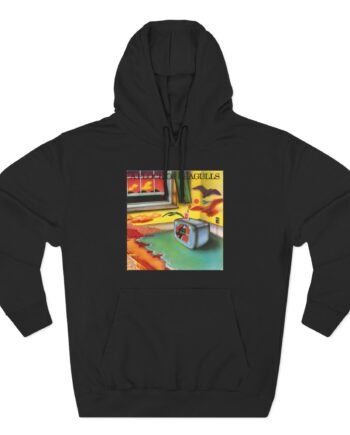 A Flock of Seagulls Original Album Cover Three-Panel Fleece Hoodie