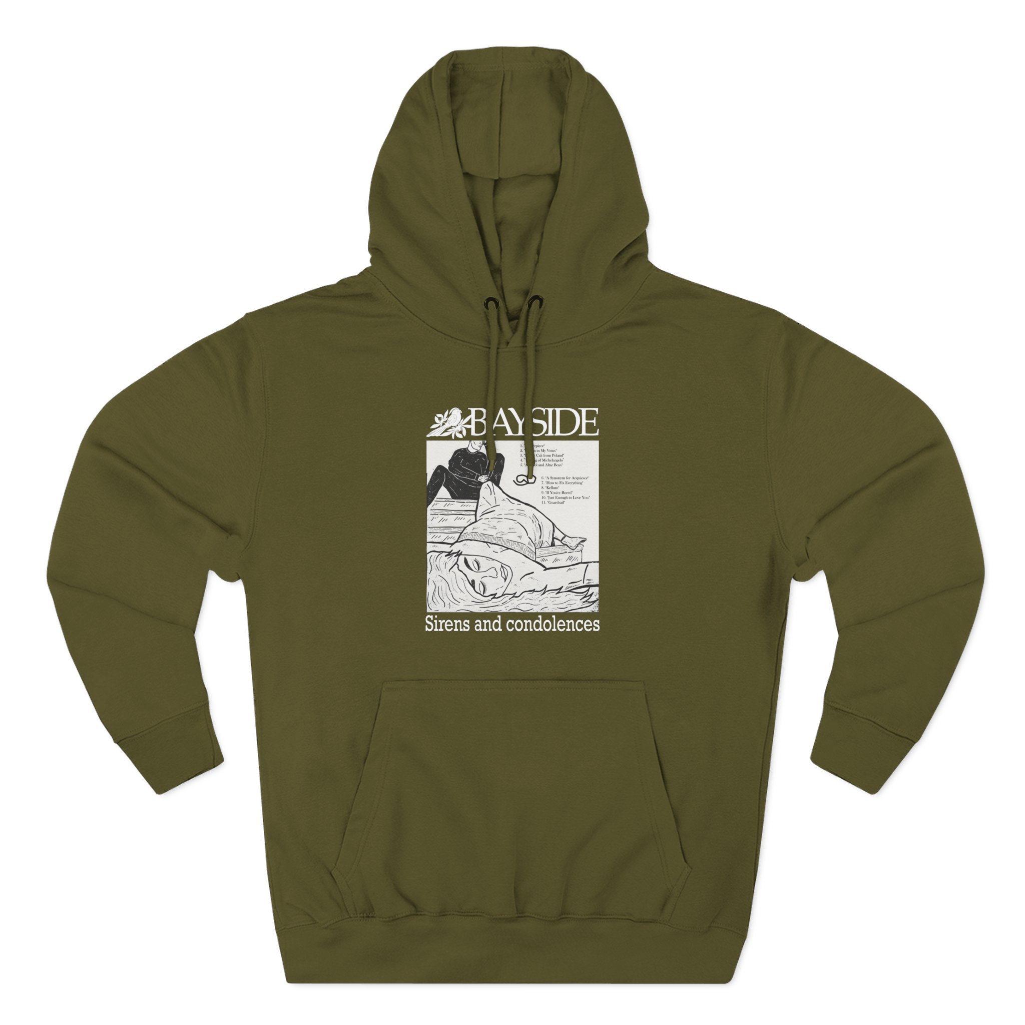 Bayside Sirens and Condolences Three-Panel Fleece Hoodie