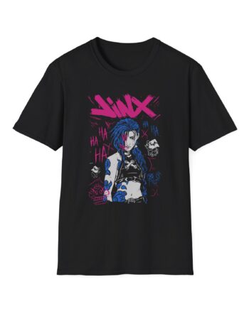 Jinx Arcane Art Unisex Softstyle T-Shirt