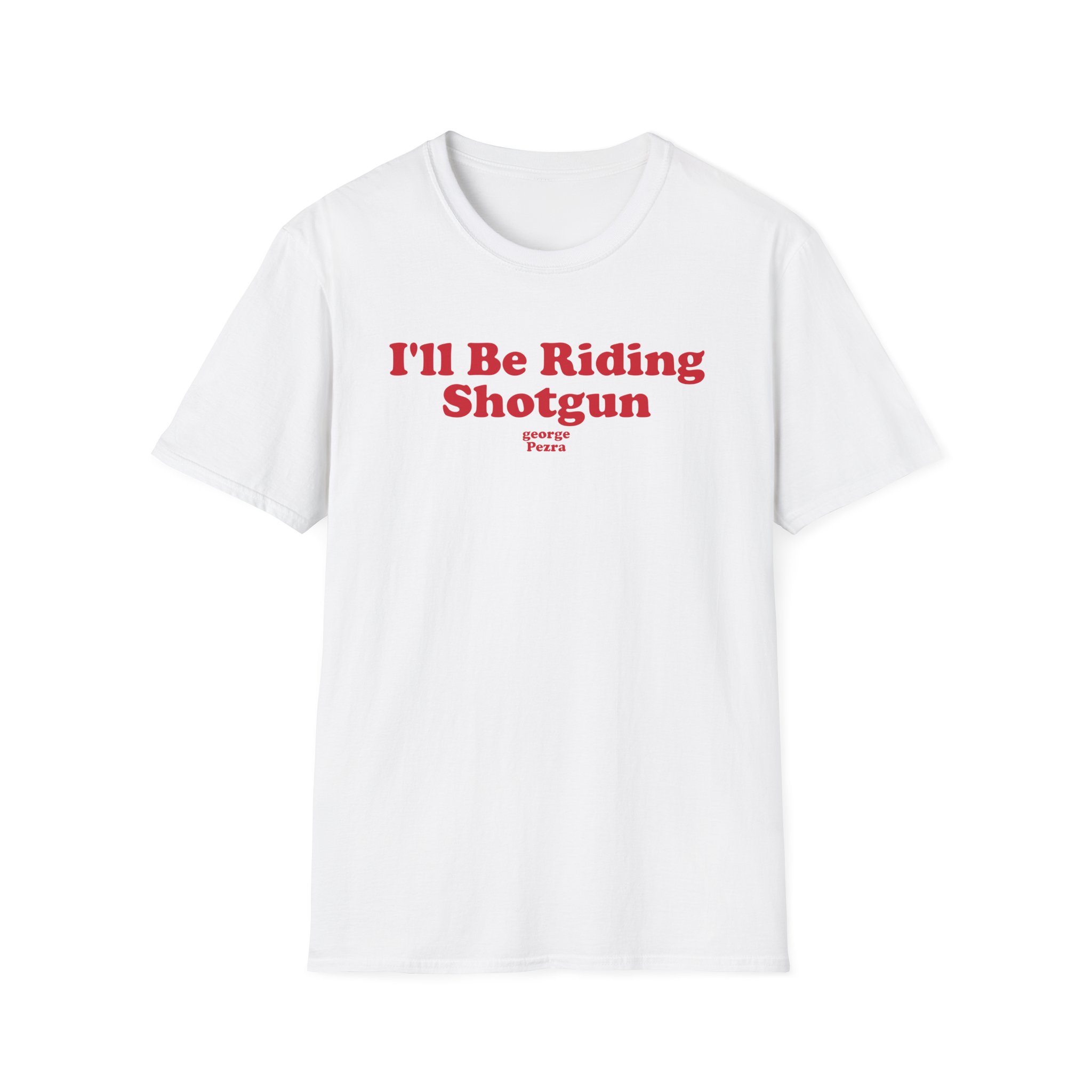 George Ezra I'll Be Riding Shotgun Unisex Softstyle T-Shirt