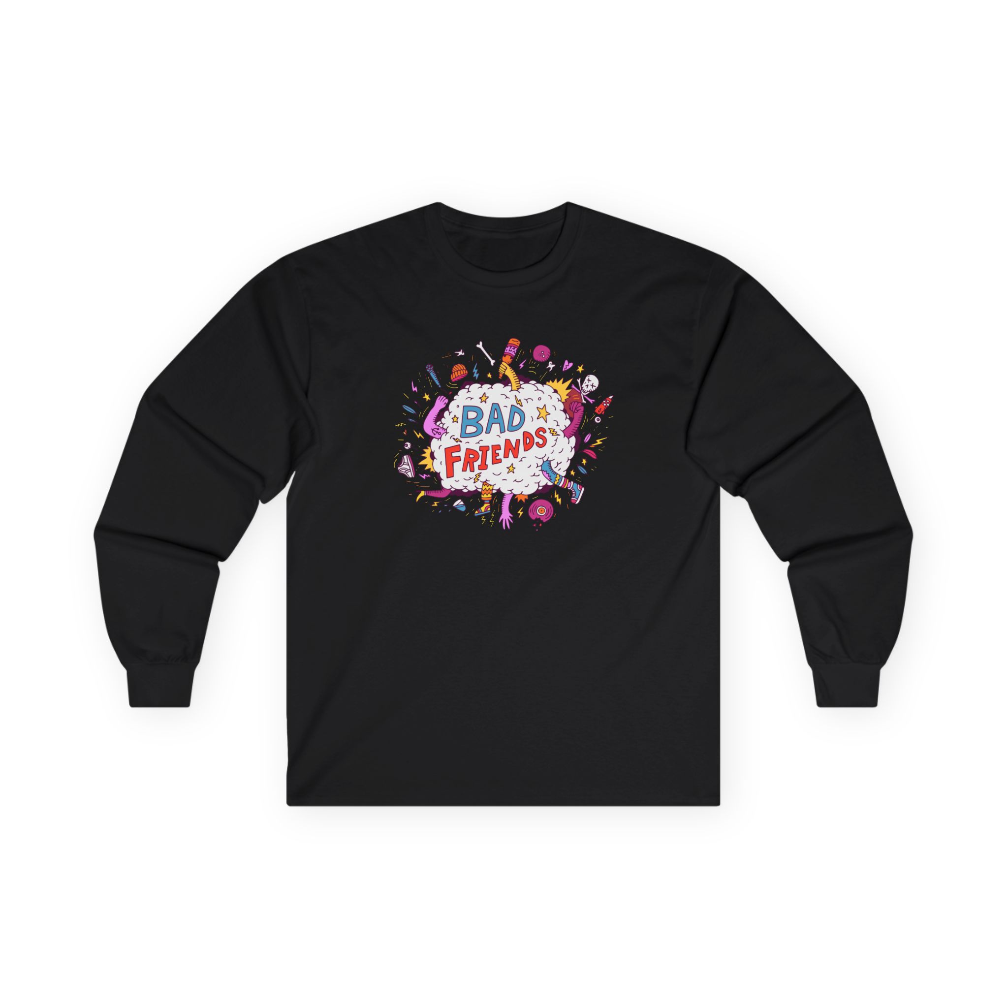 Bad Friends Fight Cloud Unisex Ultra Cotton Long Sleeve Tee