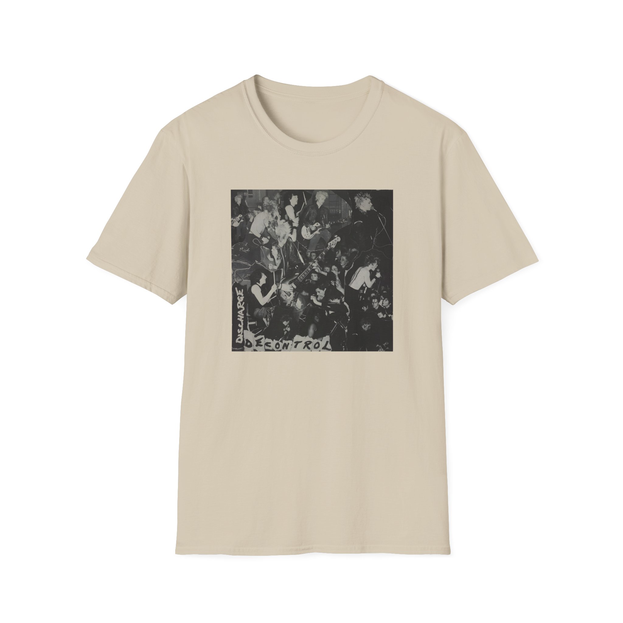 Discharge Decontrol Unisex Softstyle T-Shirt