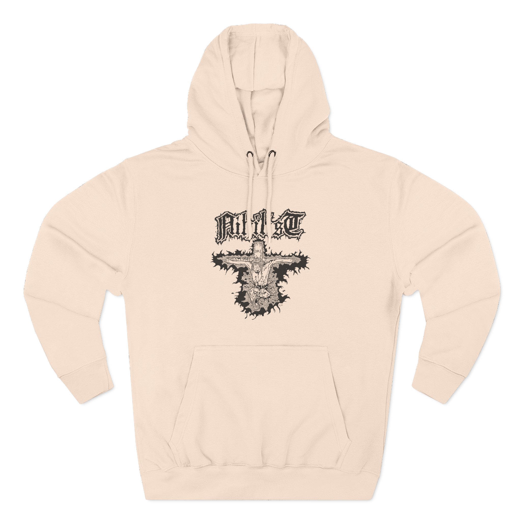 Entombed Nihilist Cross Three-Panel Fleece Hoodie