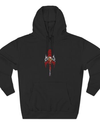 200 Stab Wounds Three-Panel Fleece Hoodie