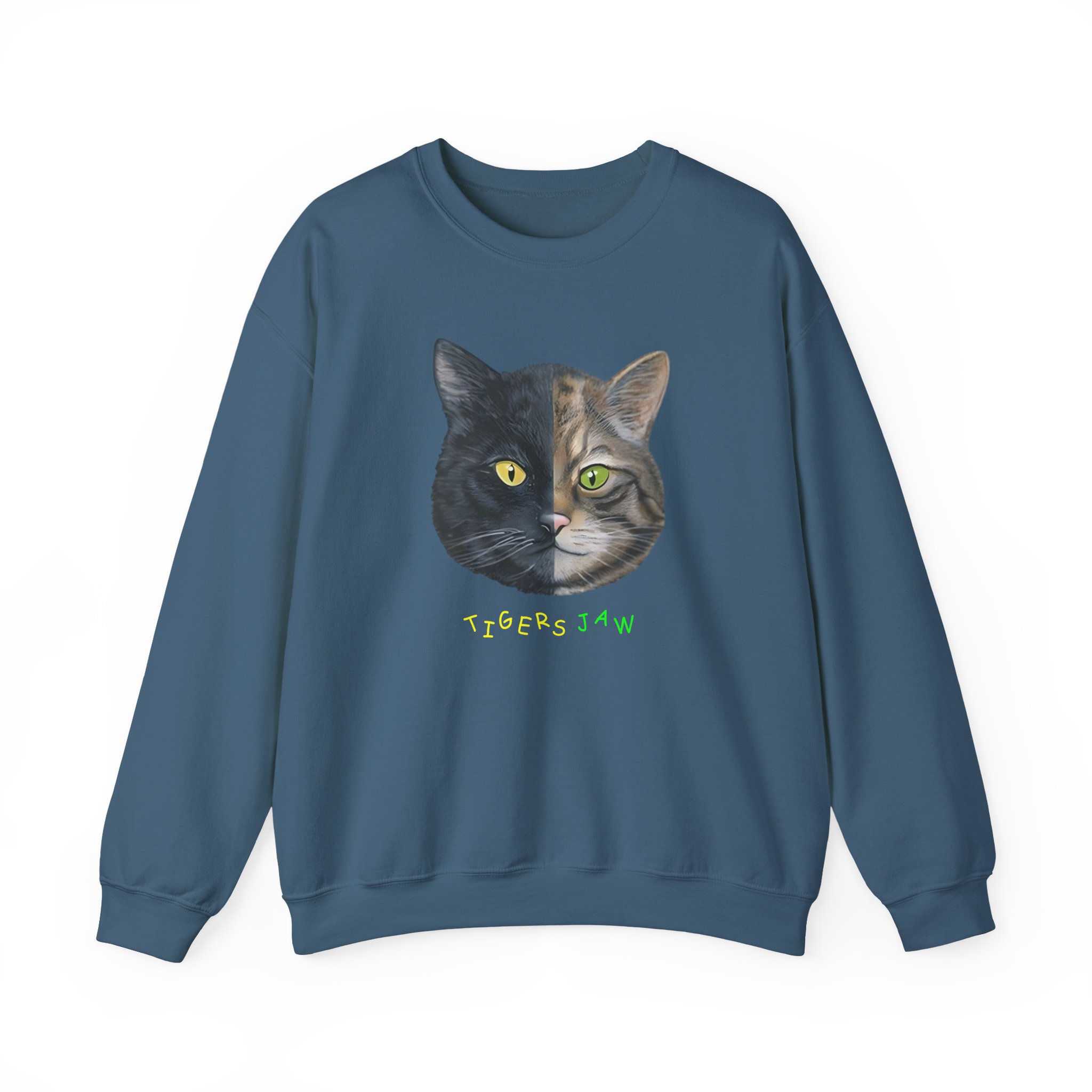 Tigers Jaw Cat Unisex Heavy Blendâ„¢ Crewneck Sweatshirt