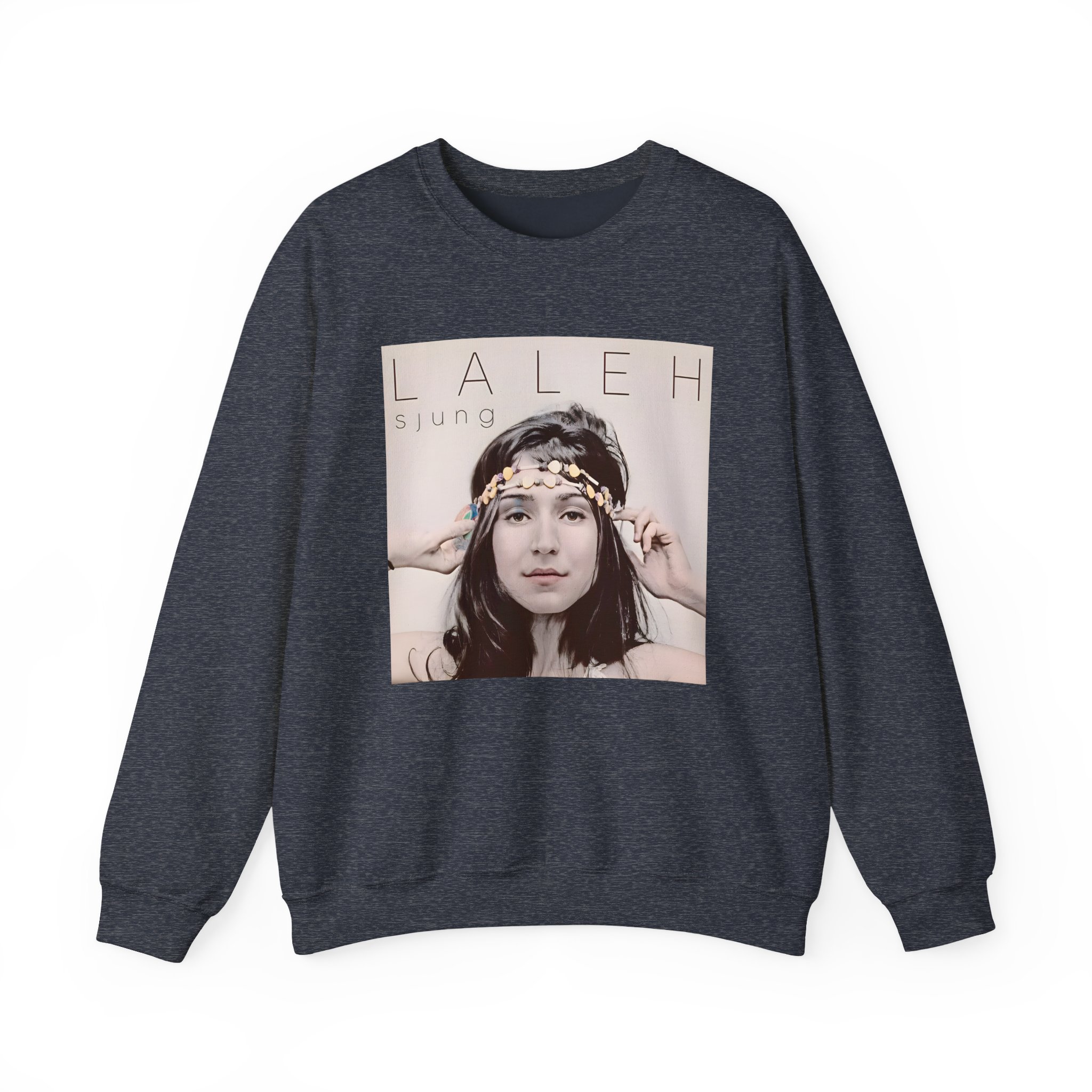 Laleh Sjung Album Cover Unisex Heavy Blendâ„¢ Crewneck Sweatshirt