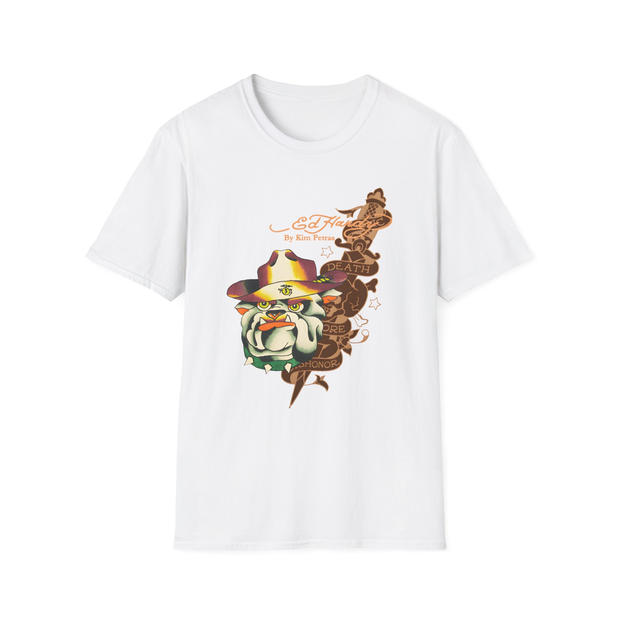 Kim Petras Bulldog Boxy Unisex Softstyle T-Shirt
