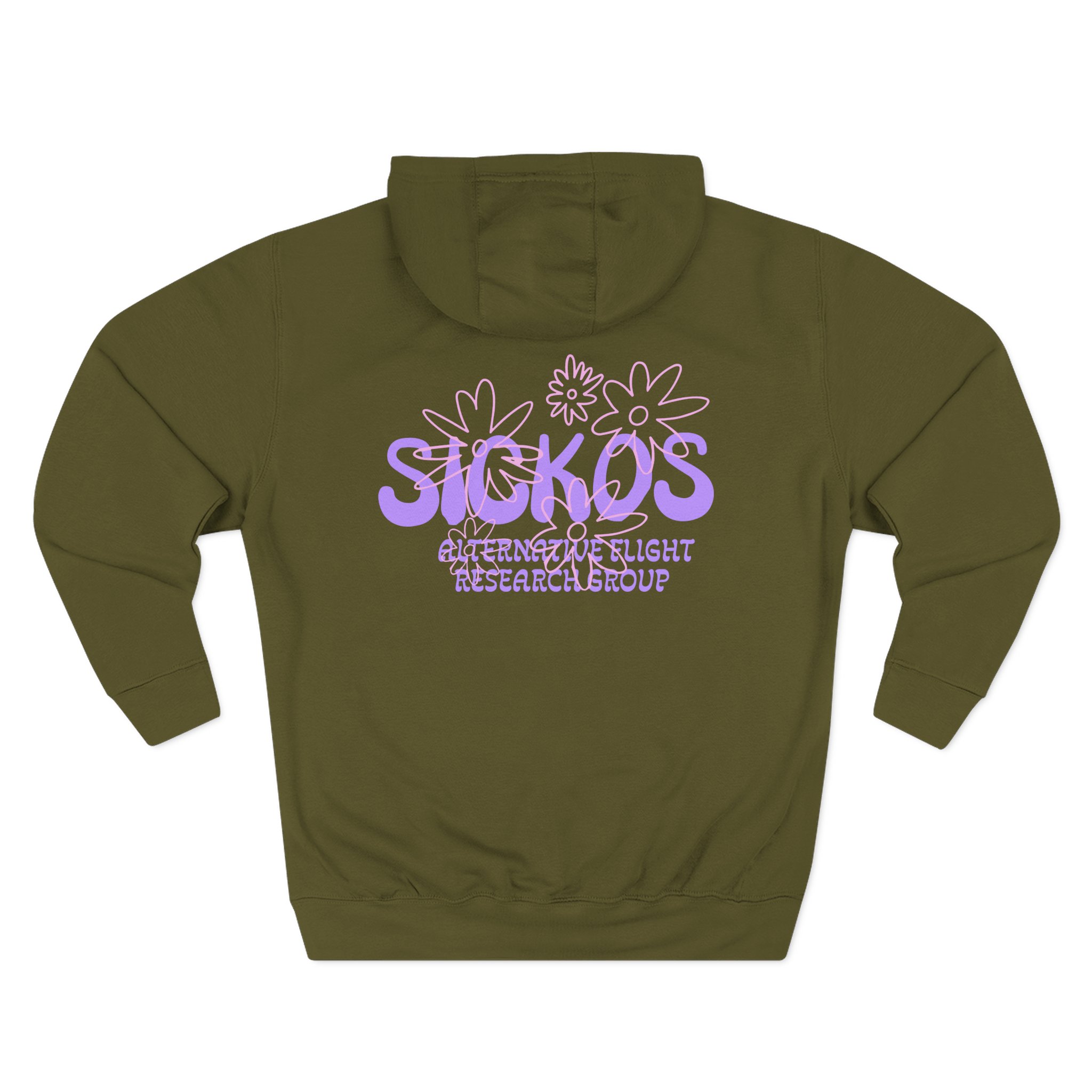 Sickos Three-Panel Fleece Hoodie