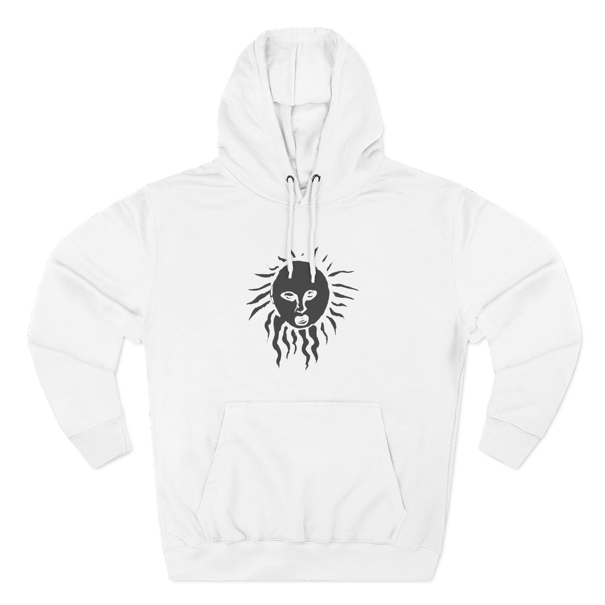 Like Moths to Flames Staring at the Sun Three-Panel Fleece Hoodie