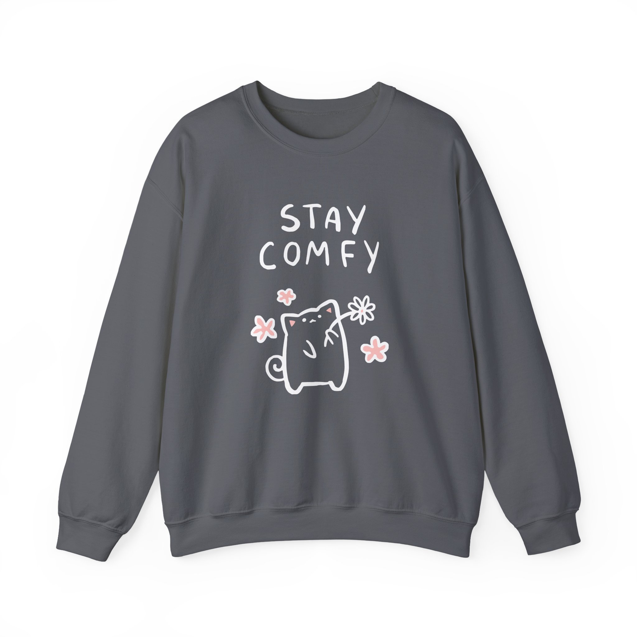 Lilypichu Stay Comfy Cute Unisex Heavy Blendâ„¢ Crewneck Sweatshirt