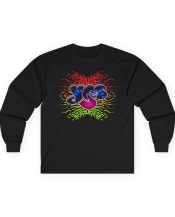 Yes Rainbow Abstract Logo Unisex Ultra Cotton Long Sleeve Tee