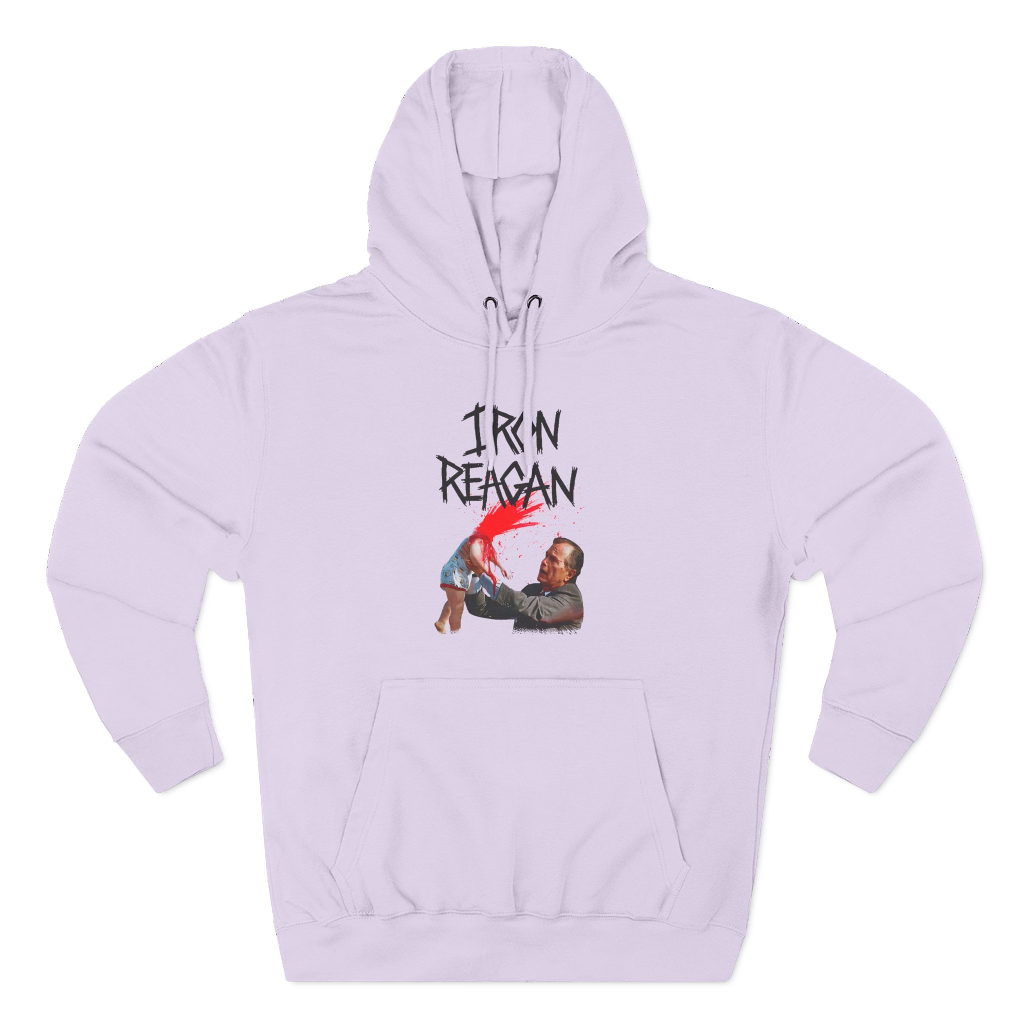 Iron Reagan Asshole Bush Three-Panel Fleece Hoodie