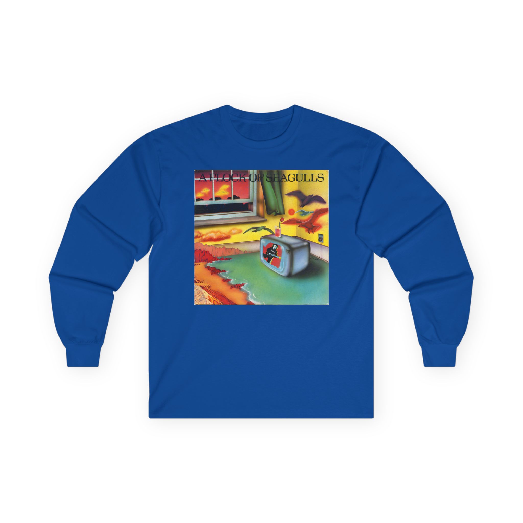 A Flock of Seagulls Original Album Cover Unisex Ultra Cotton Long Sleeve Tee