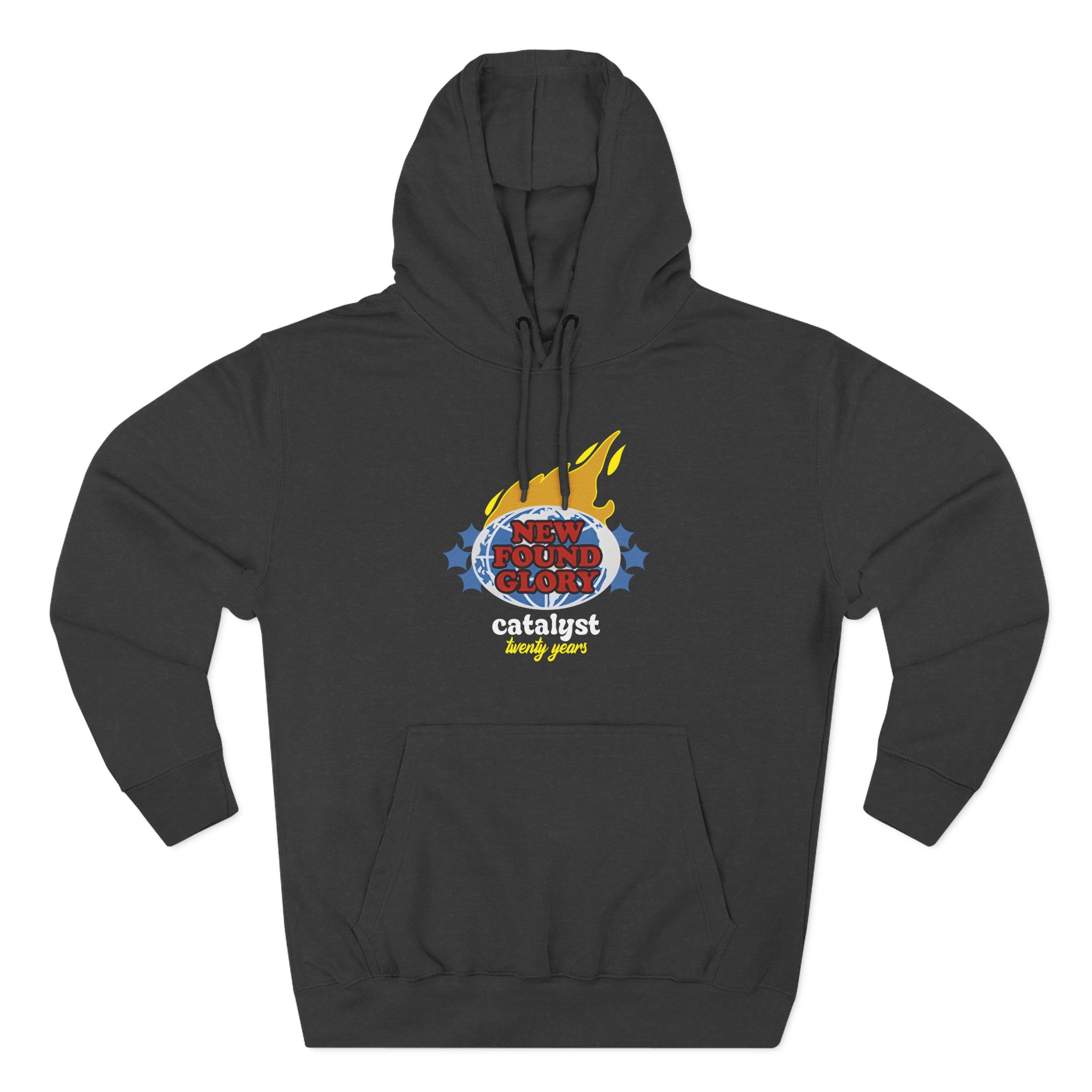 New Found Glory It’s All Downhill From Here Flame Three-Panel Fleece Hoodie