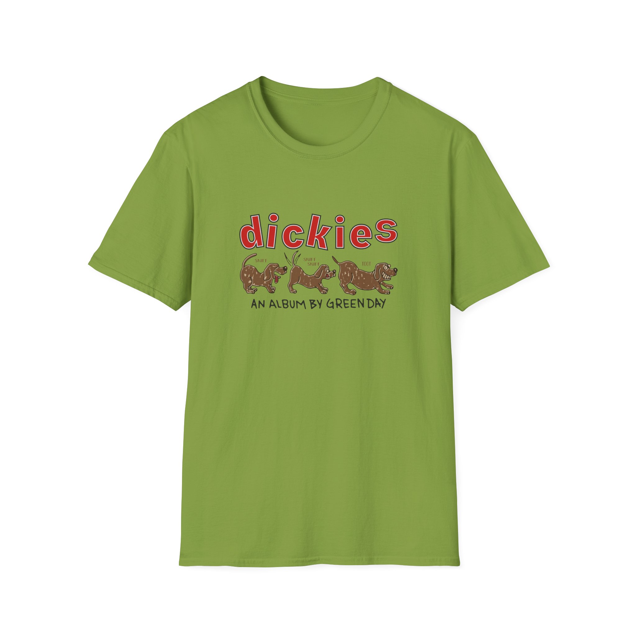 Green Day Dookie Dogs Unisex Softstyle T-Shirt